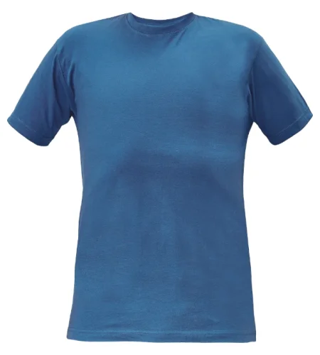 T-shirt Cerva TEESTA, short sleeve, 100% cotton, light blue - Size: L