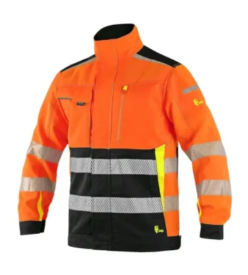 Reflective work jacket CXS Benson, orange