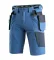 Stretch work shorts CXS Naos, blue-yellow