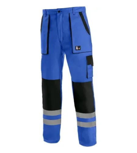 Work trousers CXS Luxy Bright, 100% cotton, blue-black