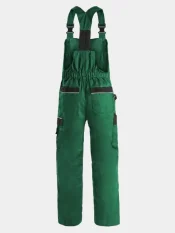 Bib work trousers CXS Orion Krystof, green
