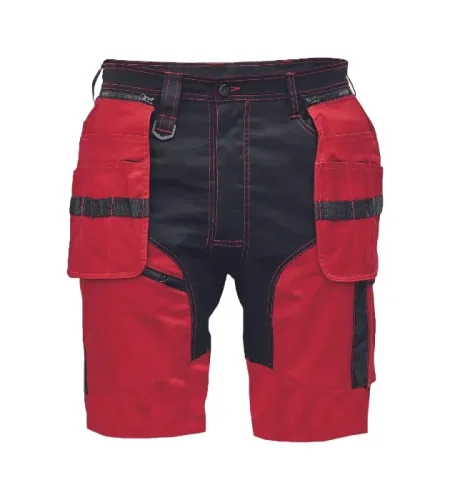 Work shorts Cerva Keilor, red