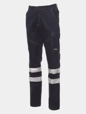 Bavlnené montérky Payper Worker Reflex, navy
