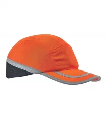 Bezpečnostná čiapka, šiltovka Cerva HARTEBEEST, reflexná oranžová
