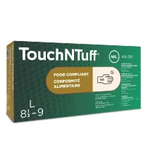 Disposable gloves Ansell TouchNTuff 69-210, latex, 100 pcs/pack