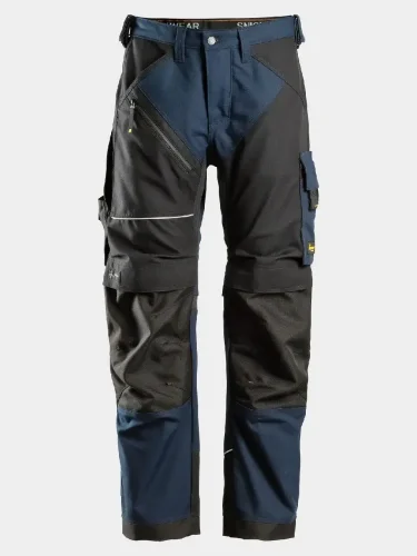 Work Trousers Snickers RuffWork Canvas+ 6314, navy