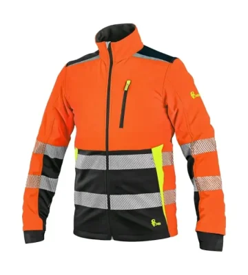 Reflective softshell jacket CXS Benson, orange