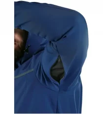 Softshellová bunda CXS Stretch, tm. modrá