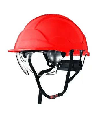 Electrician's helmet up to 1000V, Ardon PAB WH1-C, with glasses, red