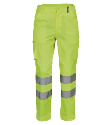 Reflective work trousers Cerva VIGO , yellow