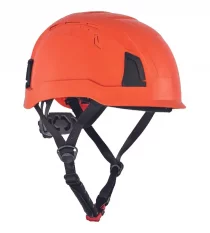 Pracovná prilba Alpinworker Pro, koliesko, neventilovaná, oranžová