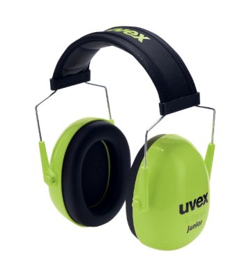 Ear muffs uvex K Junior, lime, SNR 29 dB