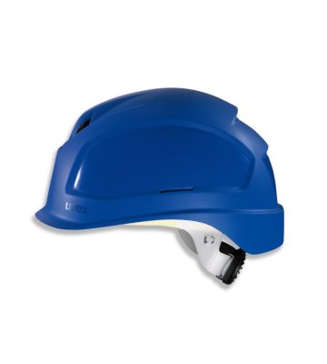 Safety helmet uvex Pheos B-S-WR, wheel ratchet, short brim, blue