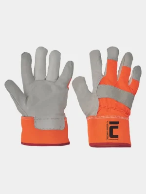 Winter work gloves Cerva CASSOWARY Winter, orange