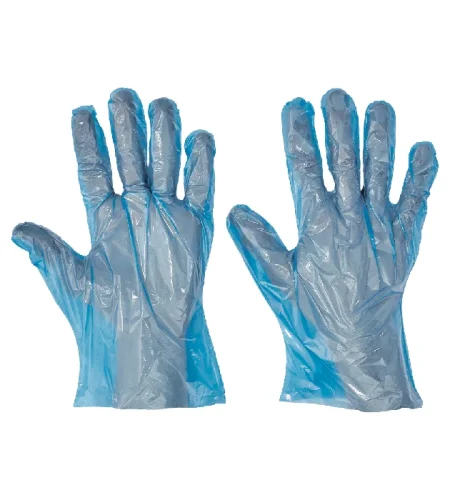 Disposable gloves Cerva DUCK BLUE, PE, 100 pcs/pack