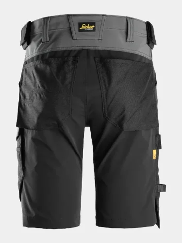 Work Shorts Snickers AllroundWork Full Stretch 6173, grey