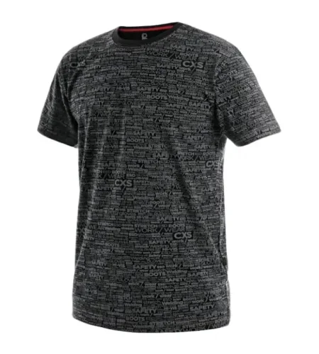 T-shirt CXS DARREN, short sleeve, black