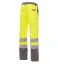 Hi-vis work trousers Payper Charter, yellow-gray