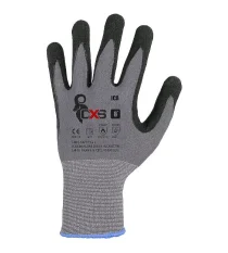 Máčané pracovné rukavice CXS ICA, Spandex, nitril