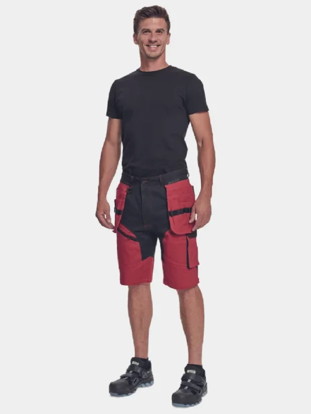Arbeits-Shorts Cerva Keilor, rot