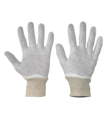 Knitted gloves Cerva CORMORAN, cotton, polyester