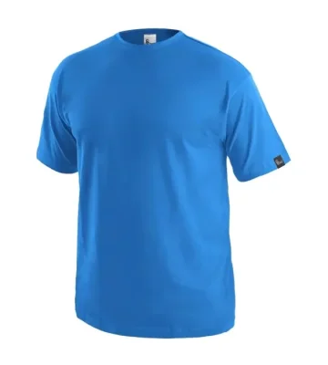 T-shirt CXS DANIEL, short sleeve, azure