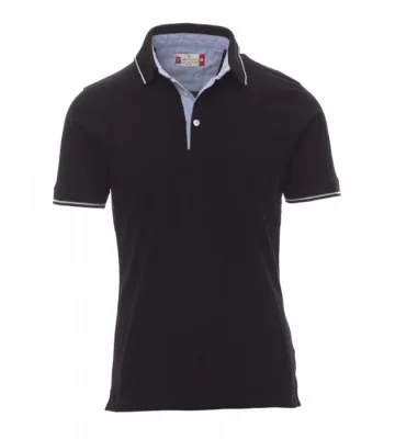 Men's polo shirt Payper Cambridge, short sleeve, black