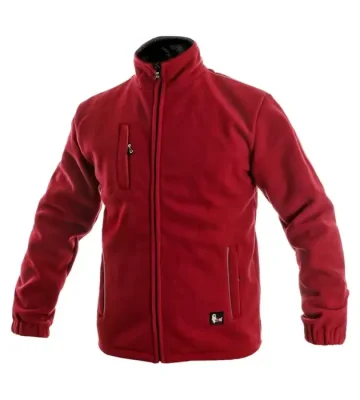 Fleece sweatshirt CXS OTTAWA, red