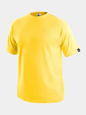 T-shirt CXS DANIEL, short sleeve, yellow