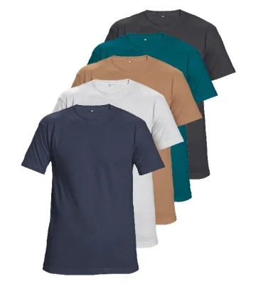 Cerva TEESTA set of 5 T-shirts, best selling colors