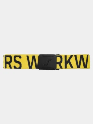 Logo belt Snickers Workwear 9004, yellow