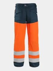 Reflective work trousers with mesh CXS Halifax, orange
