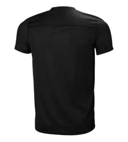 Termo tričko Helly Hansen Lifa, krátky rukáv, čierne