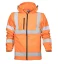 Hi-vis softshell jacket 2v1 Ardon REF502, orange