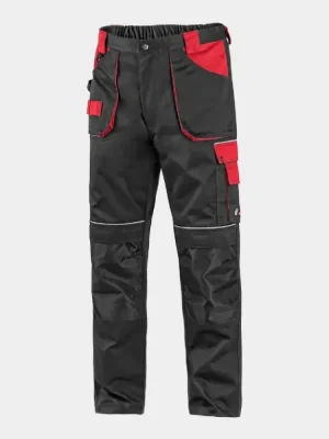 Work trousers CXS Orion Teodor, black-red