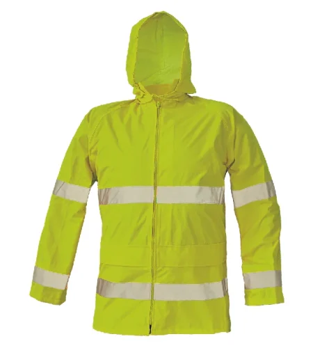 Light reflective work jacket Cerva GORDON, yellow