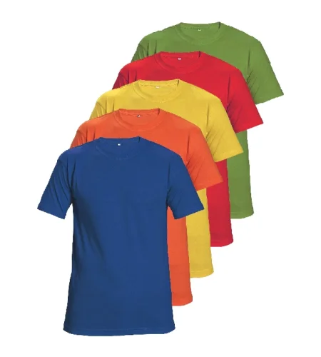 Cerva TEESTA set of 5 T-shirts, multicolor