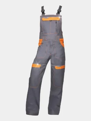 Latzhose Ardon Cool Trend, grau-orange