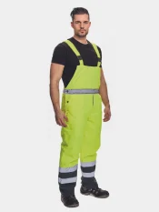 Reflective Bib & Braces Cerva PADSTOW, yellow