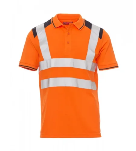 Reflective polo shirt Payper Guard+, orange