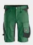 Work Shorts Snickers AllroundWork Stretch 6143, green