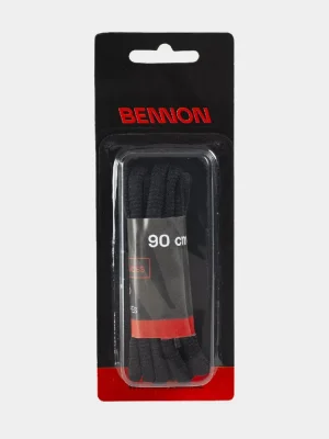 Laces Bennon, black, 90 cm