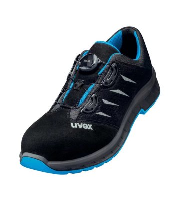 Safety shoes Uvex 2 Trend, BOA, S1 P SRC, black-blue