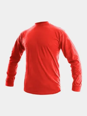 T-Shirt CXS PETR, langarm, rot