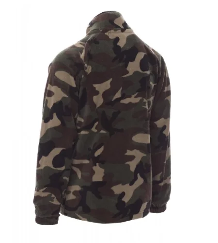 Men's sweatshirt with half zip Payper Dolomiti+, camo