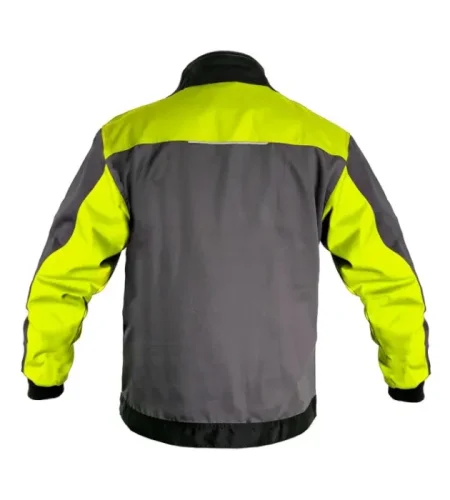 Work jacket CXS Phoenix Perseus, gray-yellow