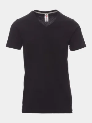 Tričko do V s krátkym rukávom Payper V-Neck, čierne