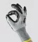 Protiporézne pracovné rukavice Cerva RAZORBILL, protiporéz C, šedé