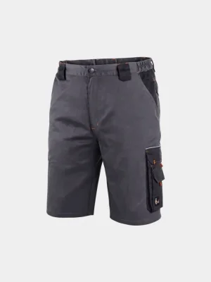 Work shorts CXS Sirius Elias, gray-orange