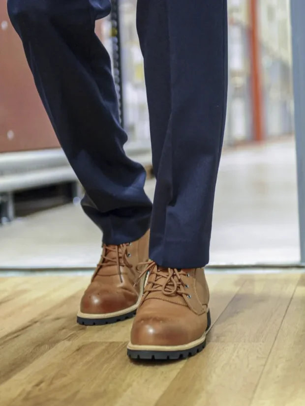 Business pracovná obuv Jalas VIP 2128, S3 SRA HRO, hnedé